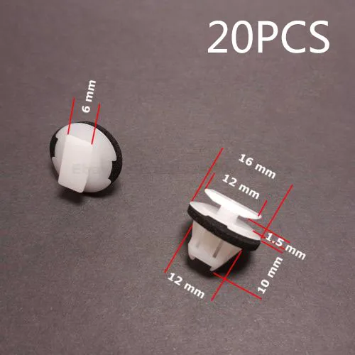 20 шт. комплект зажимов для формовки колесной арки с объемной отделкой Nissan Juke & X Trail