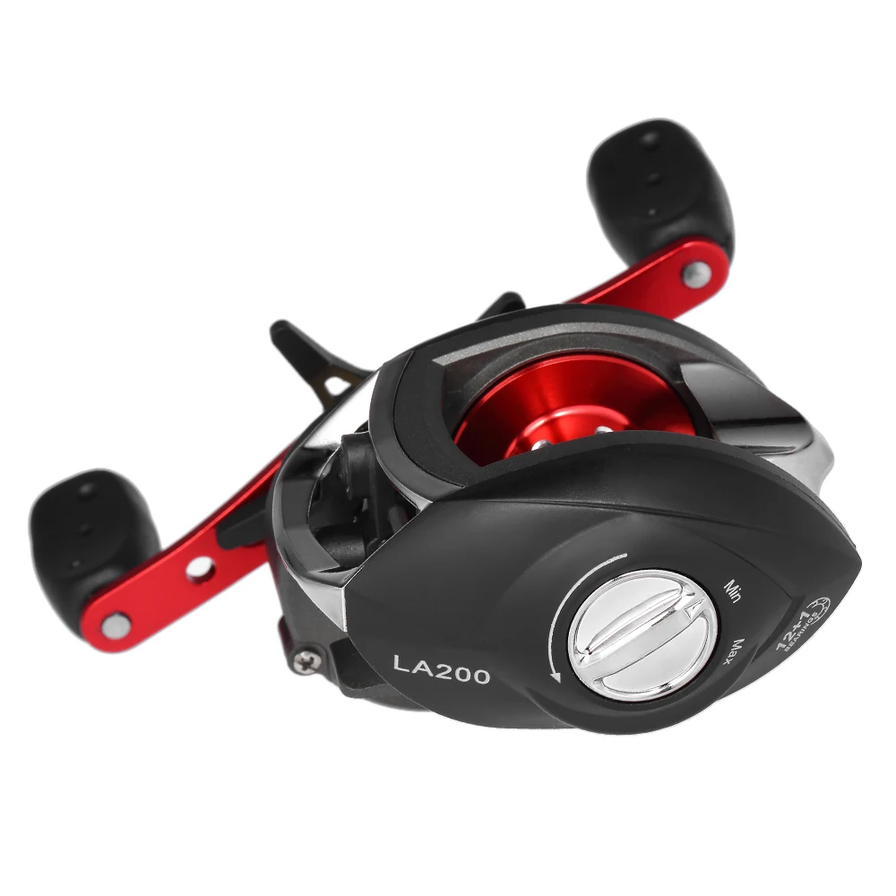 Lixada катушка для ловли приманки 12 + 1 BB шариковый подшипник GT 8 1: односторонняя