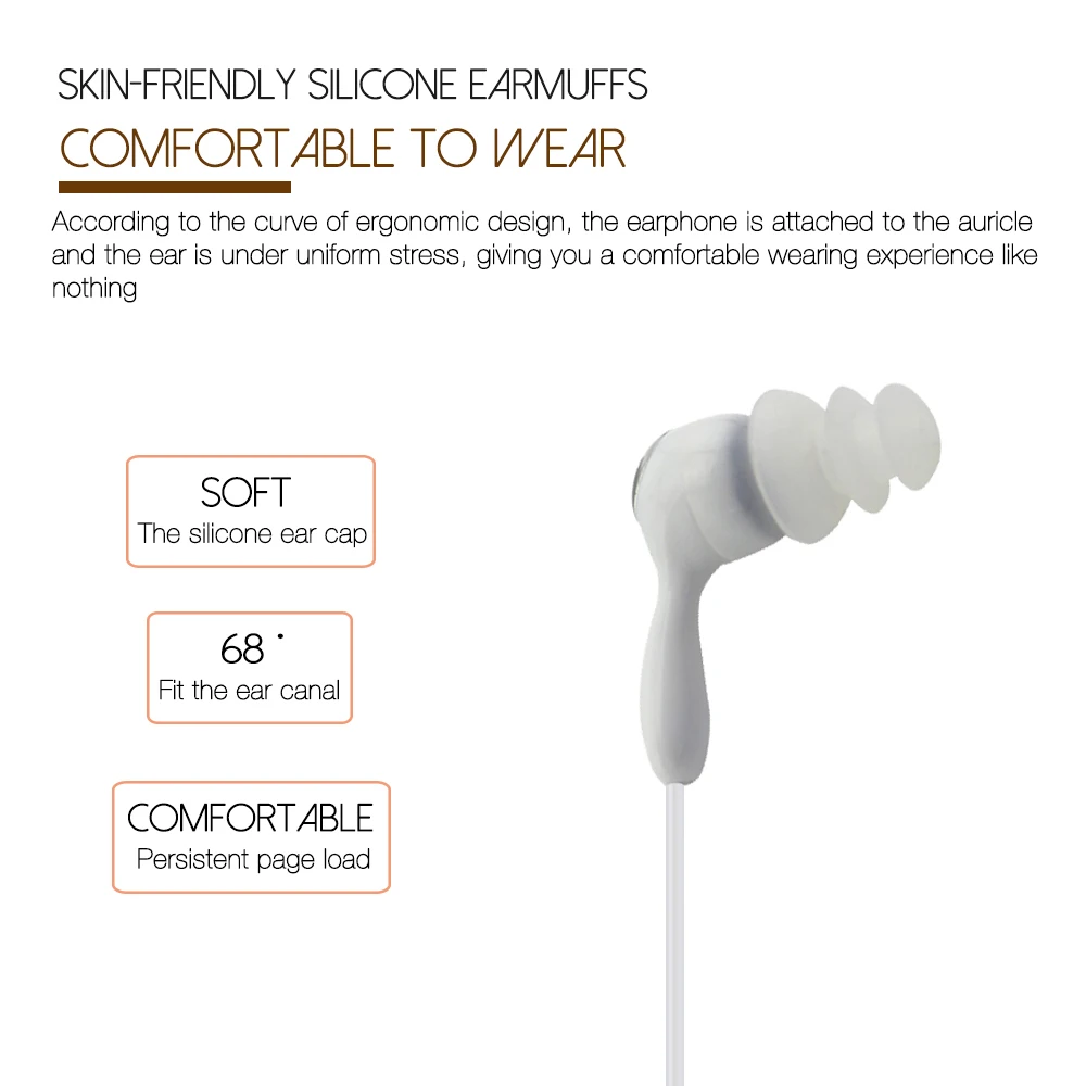 CHYI наушники гарнитуры со встроенным микрофоном 3 5 мм в ухо водонепроницаемые