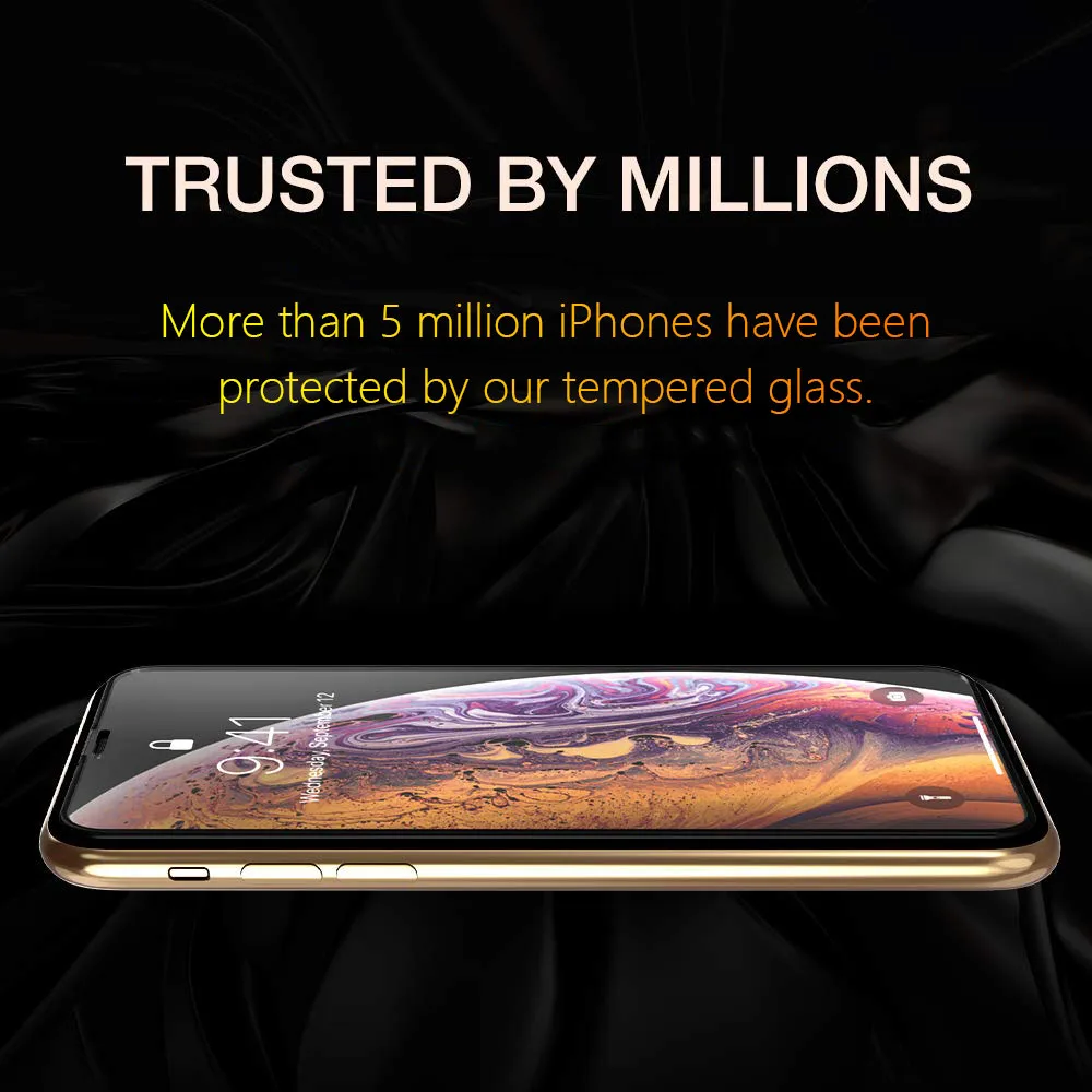 MUSTTRUE 2 шт стеклянная пленка для iPhone X закаленное стекло iPhoneXR Защитная MAX X|Защитные