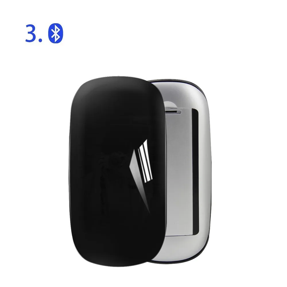 Беспроводная мышь Bluetooth Compute Touch Scroll Arc Mice 1600DPI тонкая оптическая для Apple компьютера