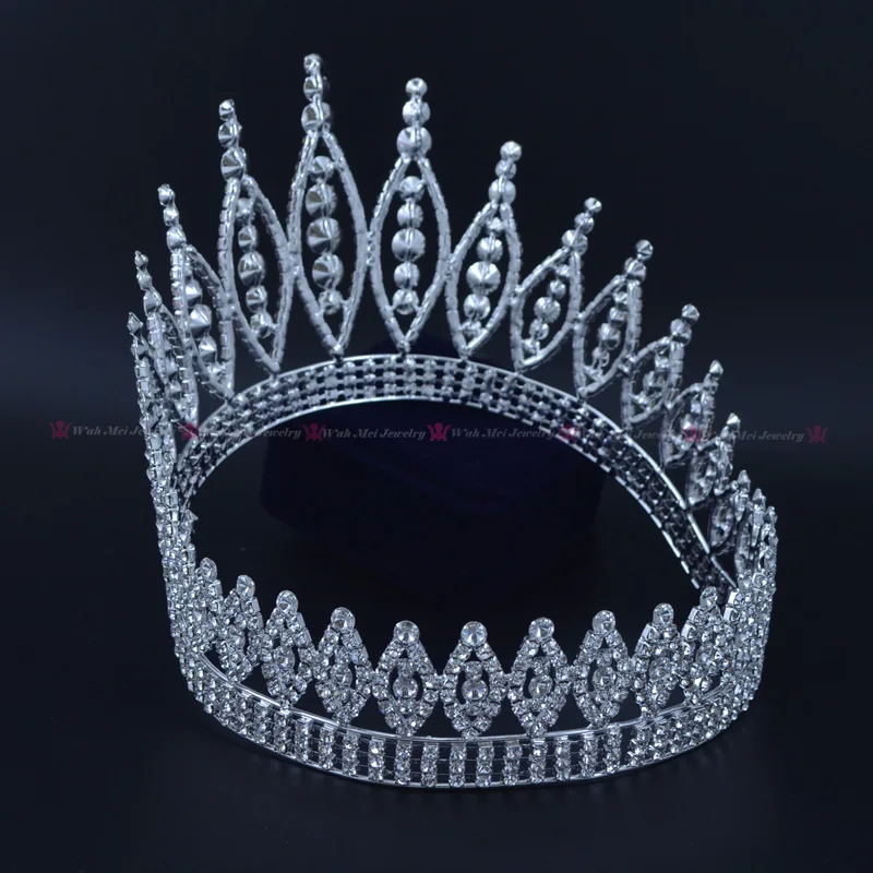 Корона диадемы мисс конкурс Queen Hair Auatrian Стразы с украшением в виде кристаллов