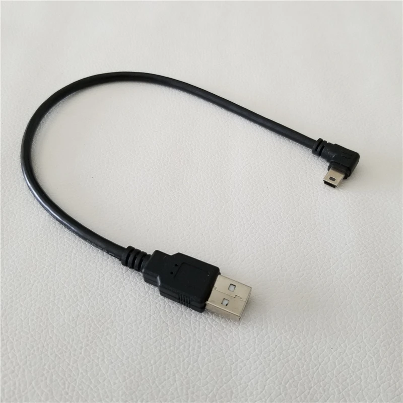 USB 2 0 AM к Mini 5Pin правый угол изгиба данных удлинитель Т порт для жесткого диска