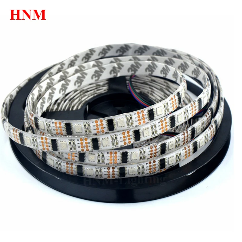 5 м 5050 SMD RGB водонепроницаемая светодиодная лента WS2801 Pixel Light 32 светодиода/м с шт. IC