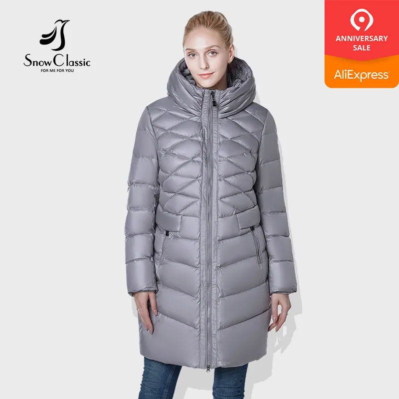 SnowClassic 2018 camperas mujer abrigo invierno куртка женщин пальто парка Мода ветрозащитный с