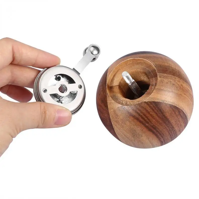 Wooden Grinder Natural Useful Manual Pepper Salt And Ball Shape Bottle Kitchen Tool New | Дом и сад