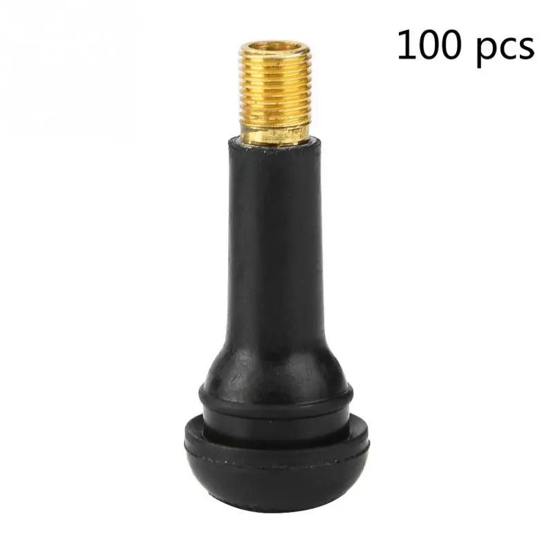 100 pcs TR412/TR413/TR414 Car Motorcycle Universal Replacement Snap in Tire Tyre Valve Stem Accessories | Автомобили и мотоциклы