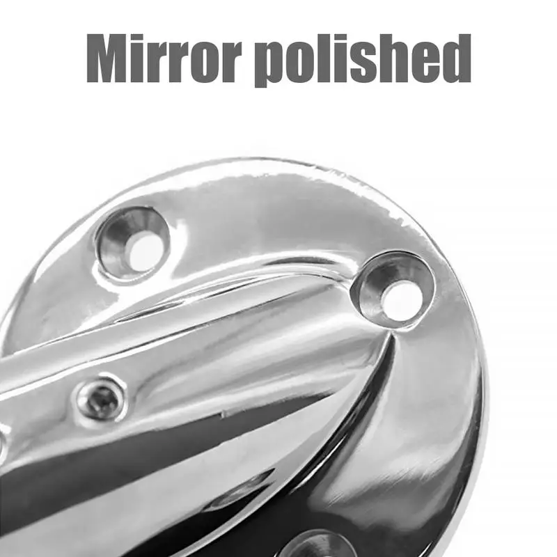 New 22MM 30 Degree Boat Deck Handrail Rail Fitting Round Base Corrosion Resistant Tube Marine Hardware Yacht Ship | Автомобили и