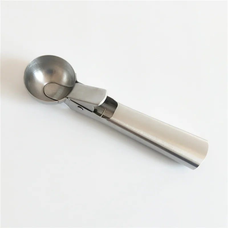 Stainless Steel Ice Cream Scoops Stacks Digger Fruit Non-stick Spoon Kitchen Tools For Home Cake | Дом и сад