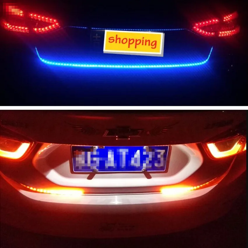 

NEW HOT Car tail trim LED light strip for BMW E39 Ford Toyota Renault Peugeot 308 Accessories For Volkswagen Passat B6 B5