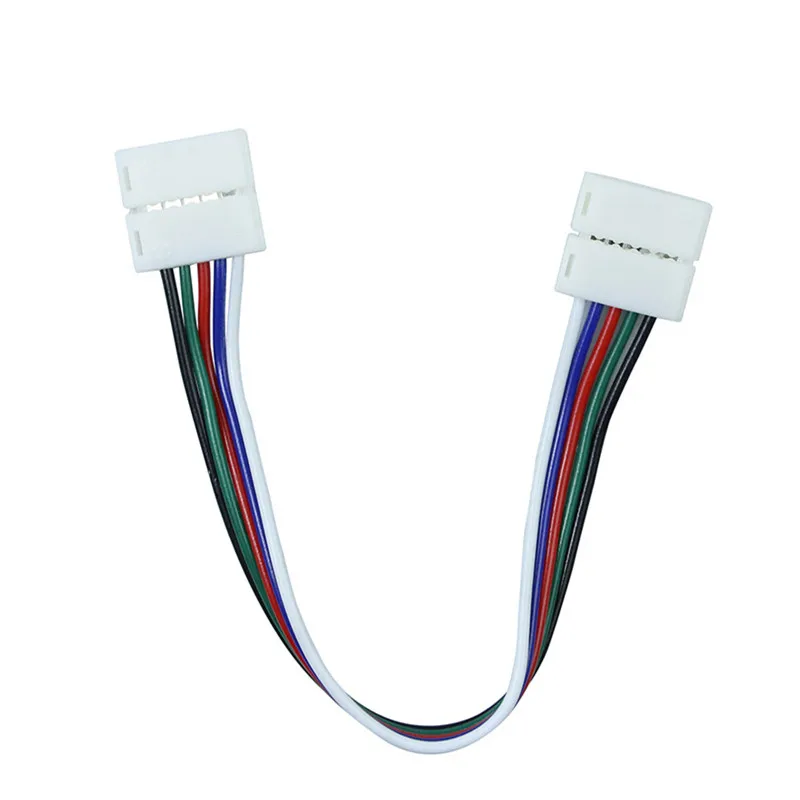 CLAITE 10 мм RGBW PCB разъем 5 контактный основной проводной кабель для машины