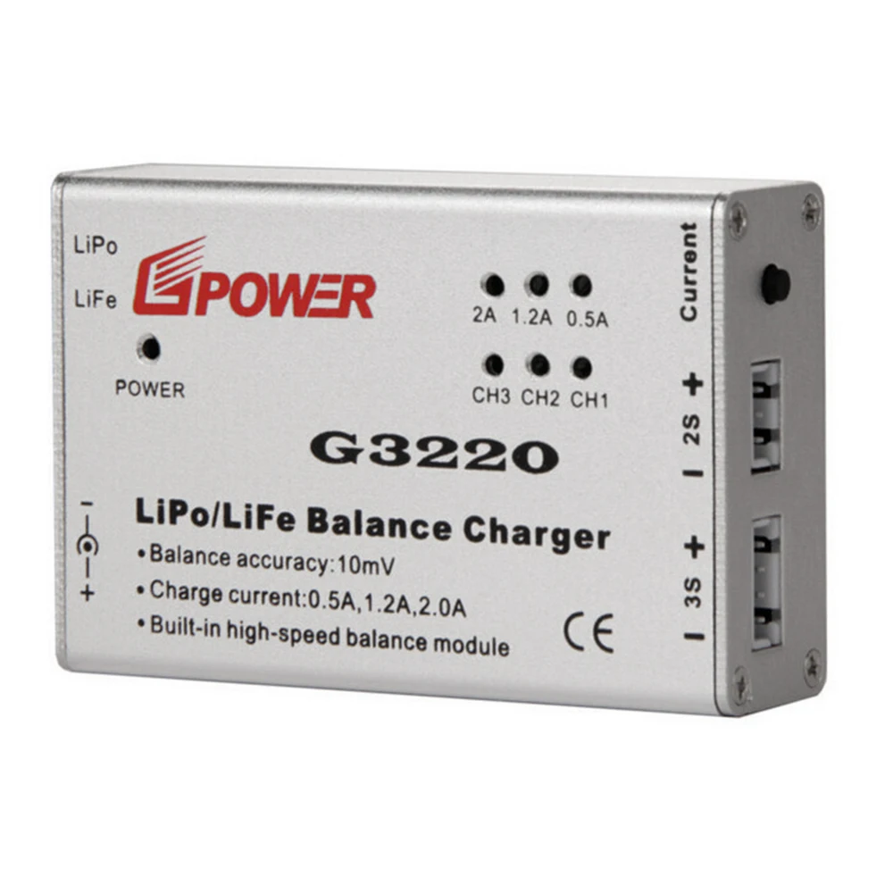 1 шт./компл. Портативный Lipo Батарея G3220 + 12V2A Скорость баланс Зарядное устройство