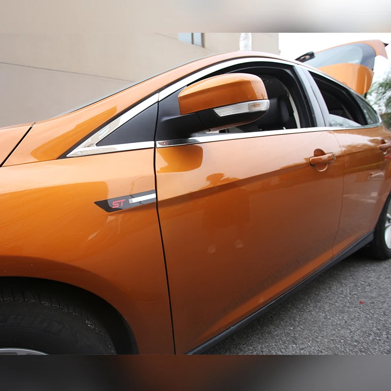 Маленькая сменная наклейка на боковое крыло автомобиля ST для Ford Focus 2 3 4 MK2 MK3 Fiesta