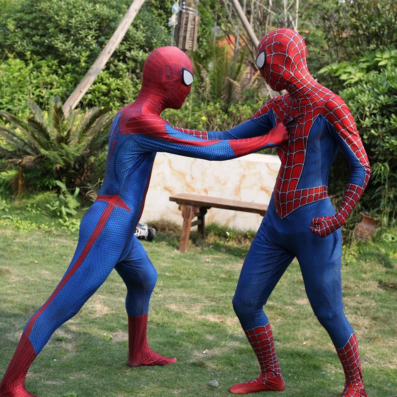 Человек-паук Питер Бенджамин Паркер косплей костюм raimi мужчины удивительный zentai