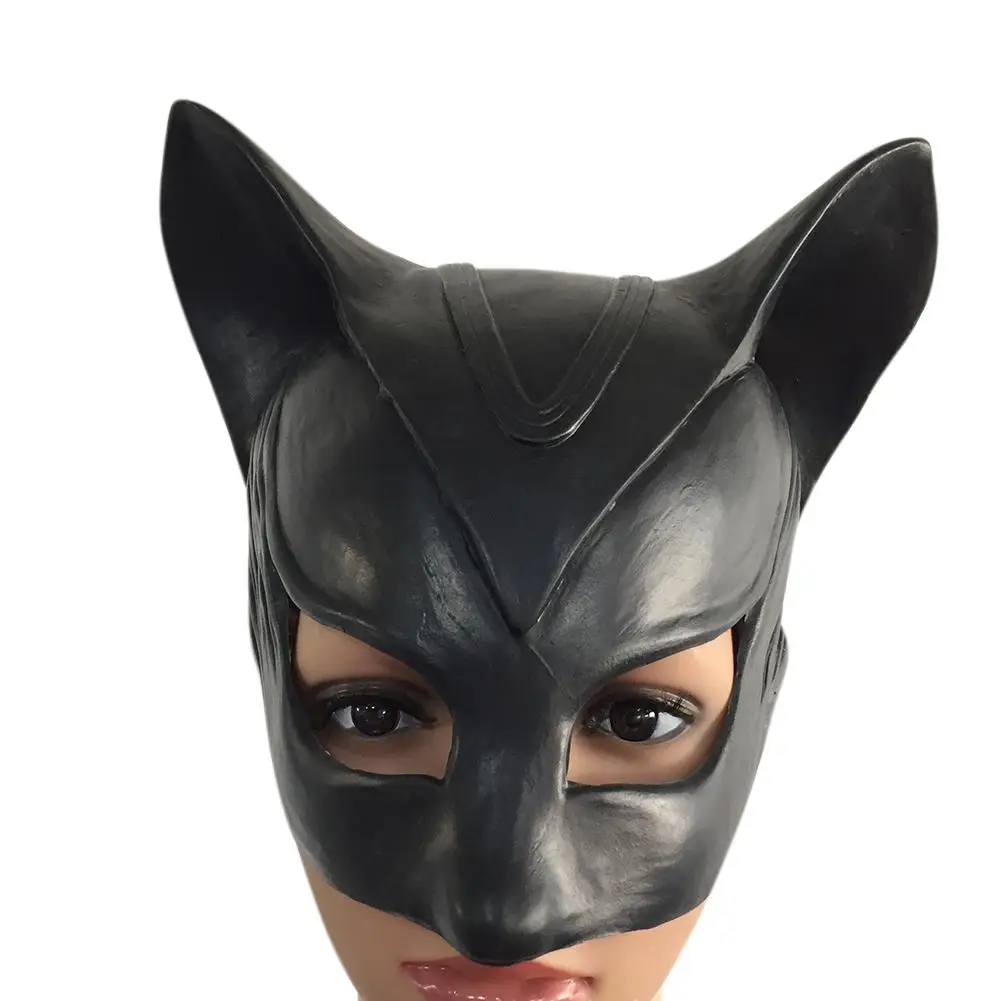 

MISSKY Women Men Halloween Black Demon Cat Mask Bat Design Masquerades Mask Party Costume Accessory
