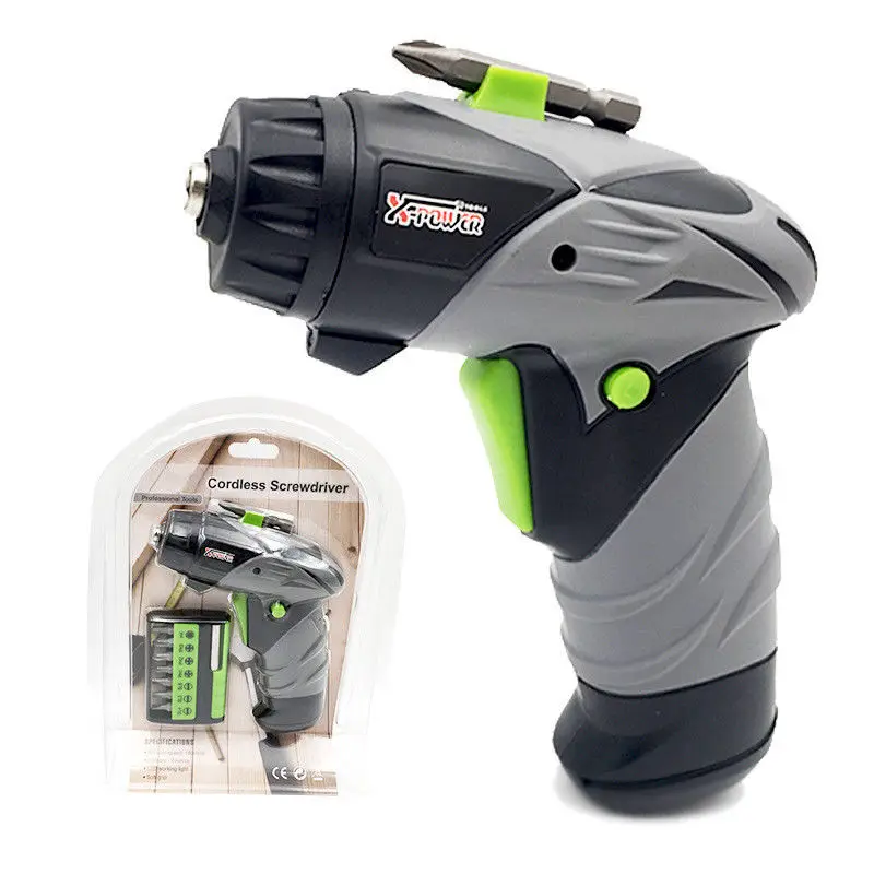 X-Power Kcs621A-S8B 9 в 1 6 бытовой Аккумуляторный Электрический отвертка набор моделей