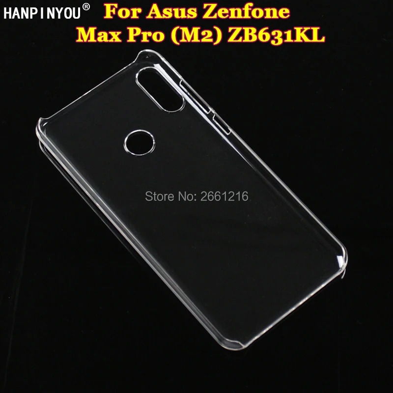 Жесткий чехол из поликарбоната для Asus Zenfone Max Pro (M2) ZB631KL Ультратонкий Прозрачный