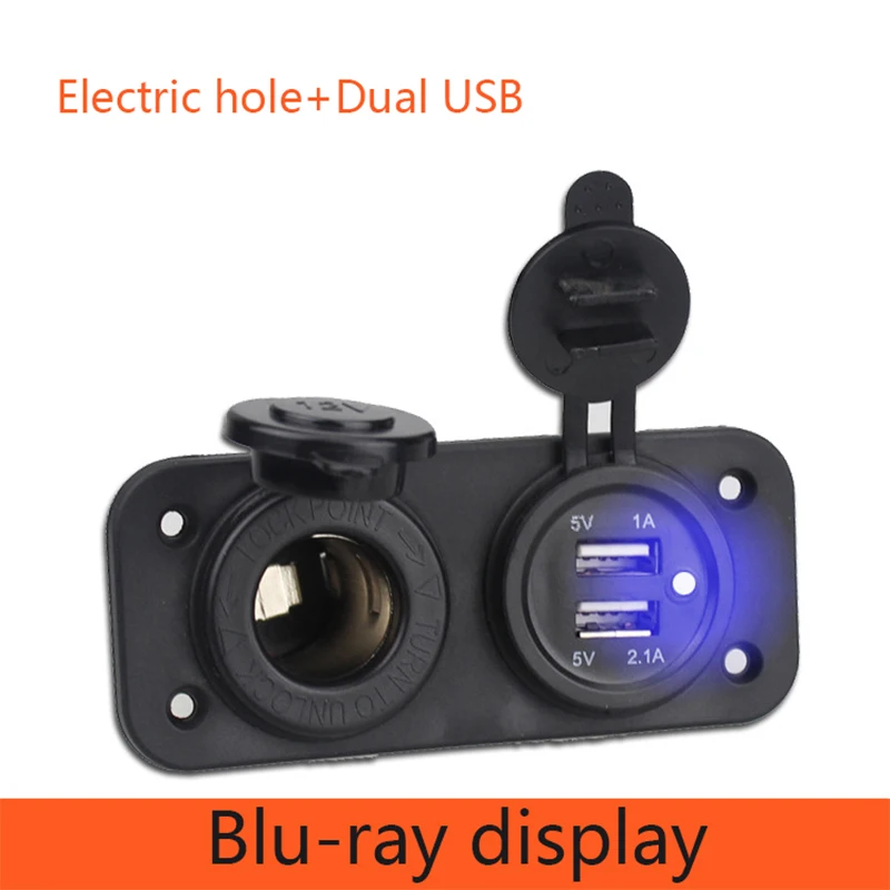 CARCHET 12V двойная USB розетка для автомобильного прикуривателя сплиттер зарядное