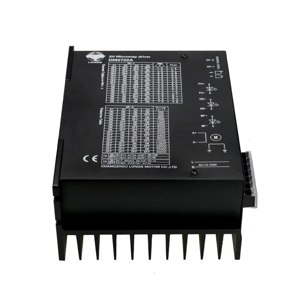 Шаговый двигатель Nema 42 4210 унций. В 8A 201 мм 42HS6480 и шаговый Драйвер DM2722A 9.8A комплект с