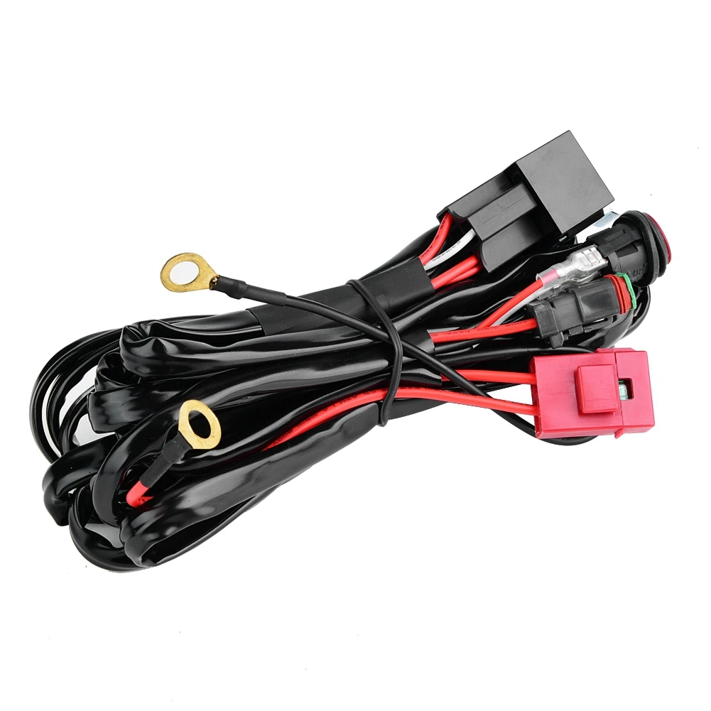 Автомобильное Usb гнездо автомобильное реле жгут проводов адаптер Светодиодная