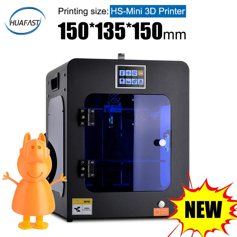 HUAFAST 3D принтер мини 2019 новые Доступные принтеры Металл FDM обновление Цветная