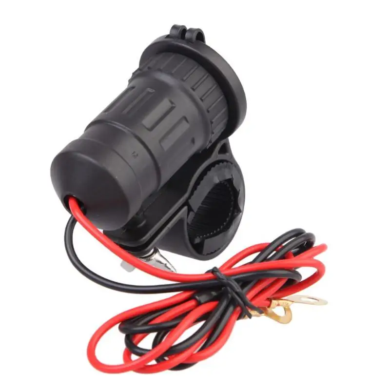 12V 24V Водонепроницаемый Мотоцикл Зарядное устройство Moto Руль USB зарядное адаптер