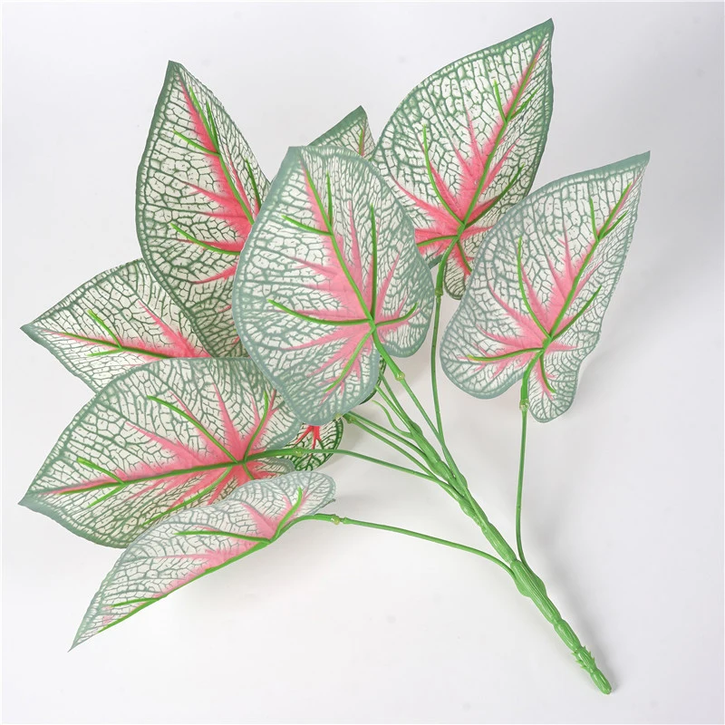 Искусственные листья алокасии искусственные дерево зелень декоративные