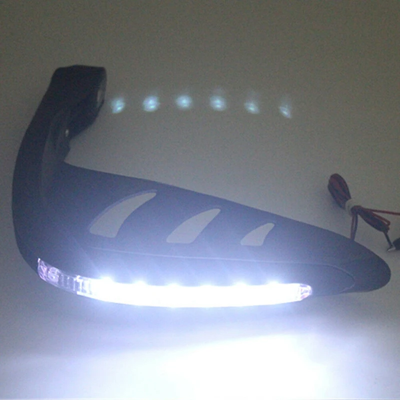 1 пара Универсальный мотоцикл светодиодный защитные накладки для мотокросса