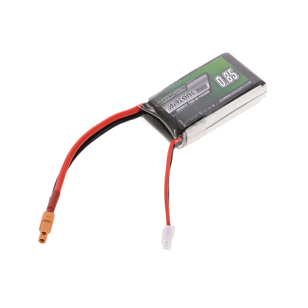 7 4 V 850mAh 30C 2S аккумуляторная батарея Li-Po с штепсельной вилкой XT30 для