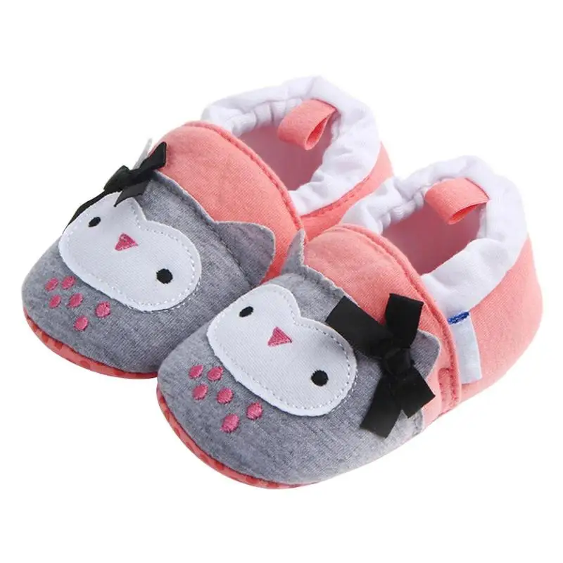 Baby Prewalker Cartoon Animal Soft Sole Anti-slip Embroidery Warm Shoes |