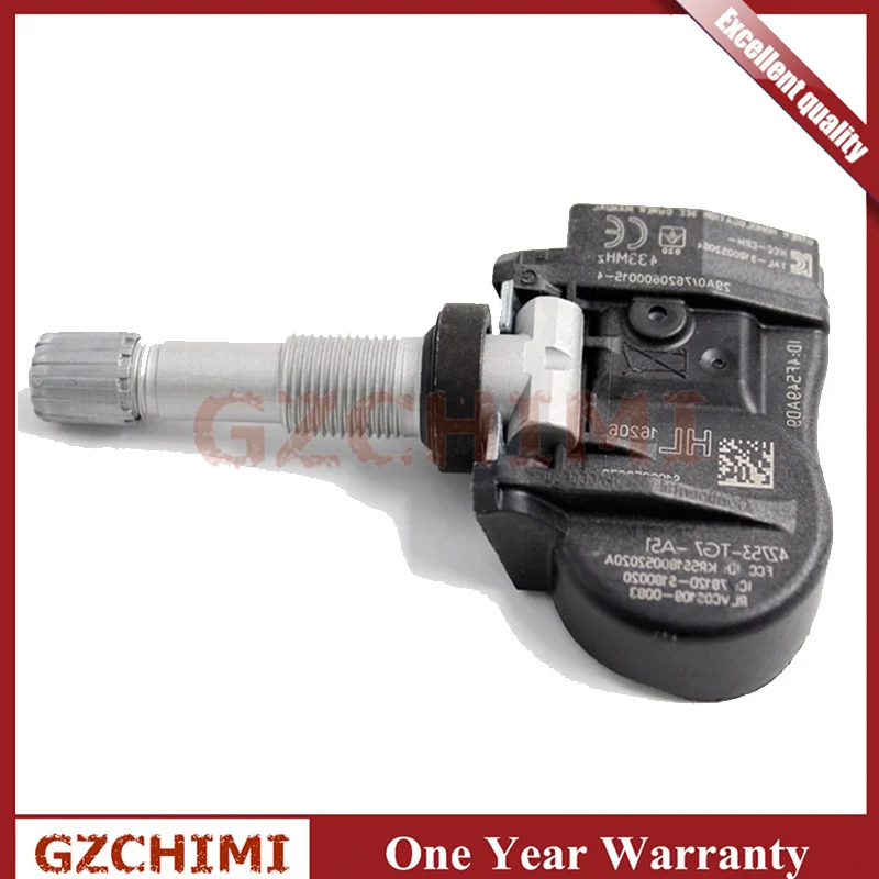 Датчик контроля давления в шинах TPMS 42753 TG7 A51 42753TG7A51 для Honda Pilot 433 МГц 2016 2017 2018 датчик