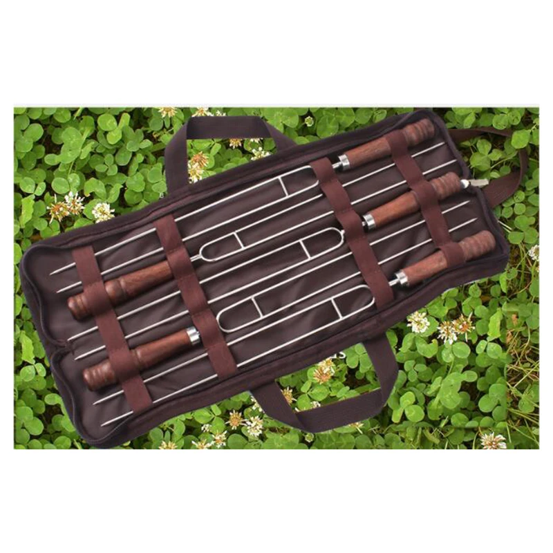 5 шт. деревянная ручка боксеры u типа Нержавеющая сталь на открытом воздухе