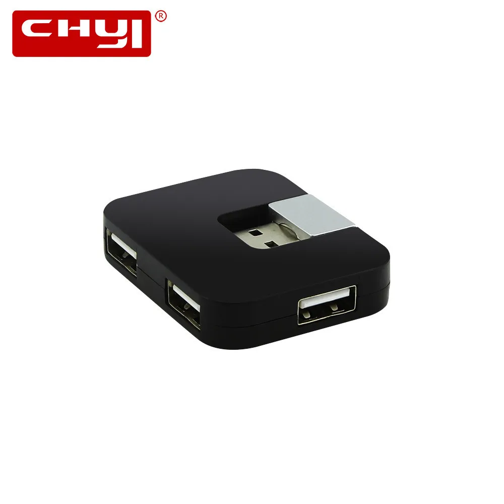 Беспроводной складной USB разветвитель CHYI на 4 порта 2 0 дюйма|USB-хабы| |