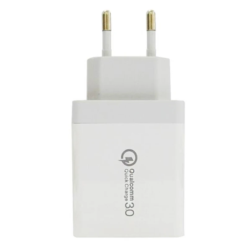 Быстрое быстрое 3 порта зарядное устройство QC 0 30 Вт USB концентратор настенное
