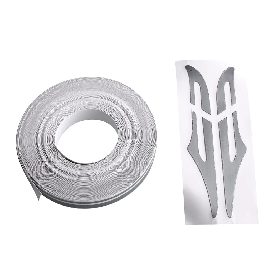 Pinstripe клейкая лента Steamline Pinstripetape для автомобилей (серебро)|Наклейки на