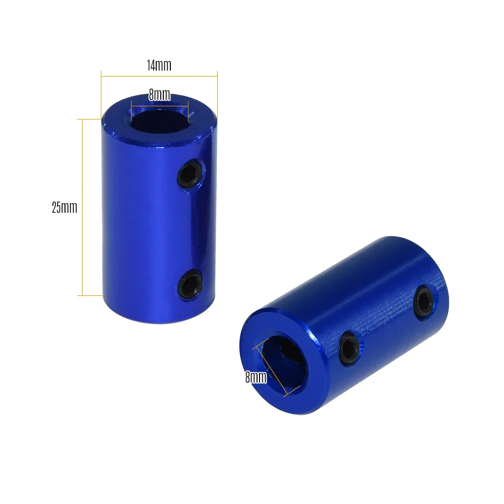 

Aibecy Aluminum Alloy Flexible Shaft Coupler Coupling Bore Coupler Screw Part for Stepper Motor Accessories