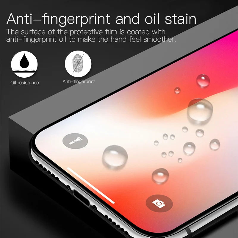 9H 0 3 мм Премиум Закаленное стекло протектор экрана для iPhone 7 X XS MAX 8 6 6S 5 5S SE plus