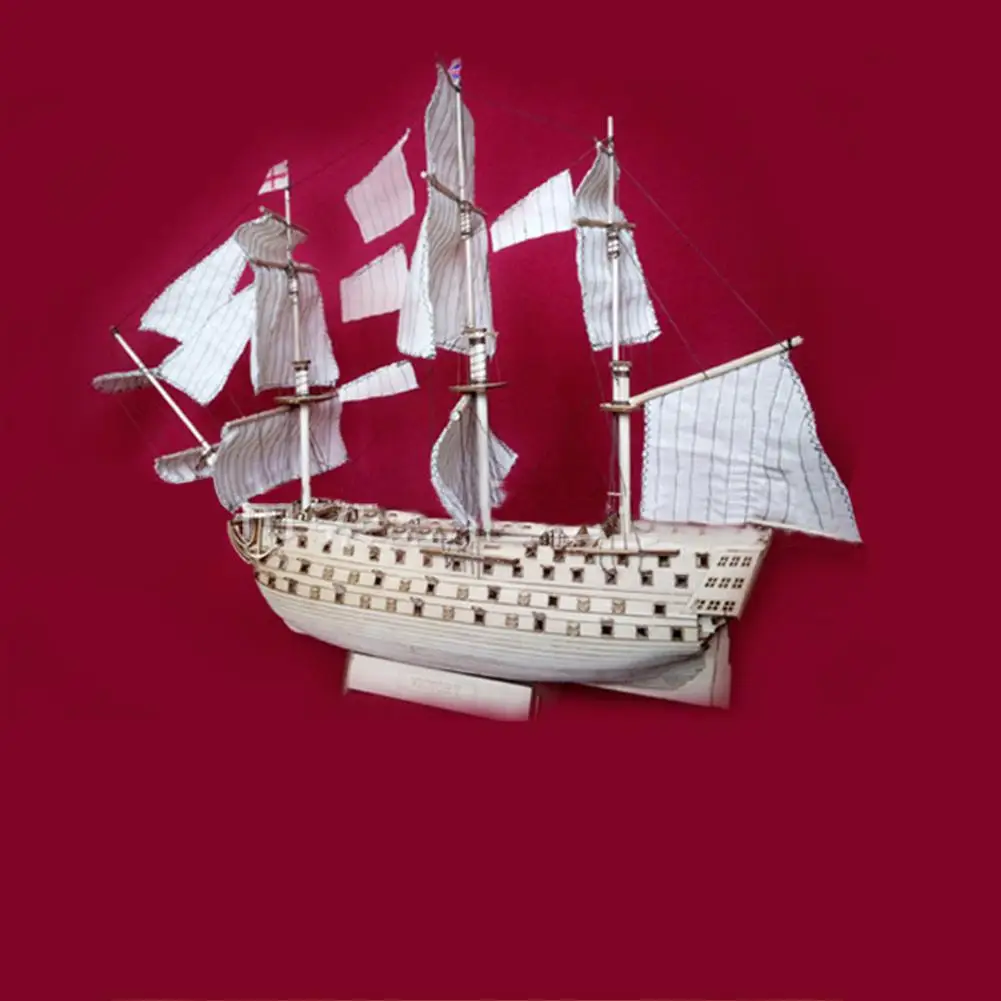 Rccity DIY деревянная сборная игра корабль Королевского морского флота парусная