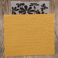 morning glory flowers plastic embossing folder template for scrapbooking photo album paper card background decoration
