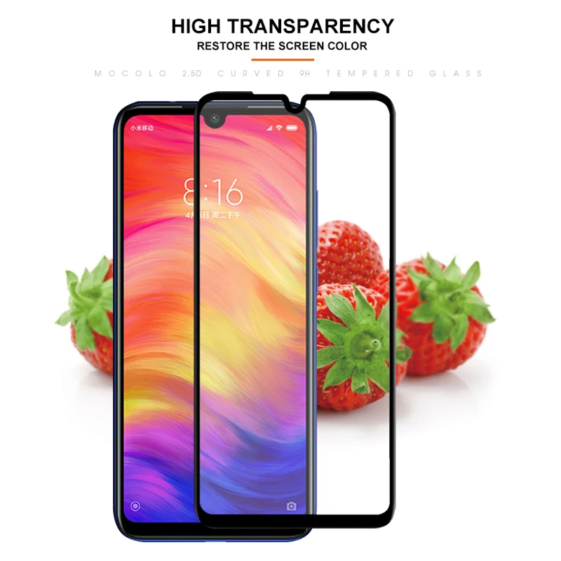 Стекло Redmy Note 7 на клеевой основе защита экрана Защитное стекло для xiaomi ksiomi xiomi Red mi