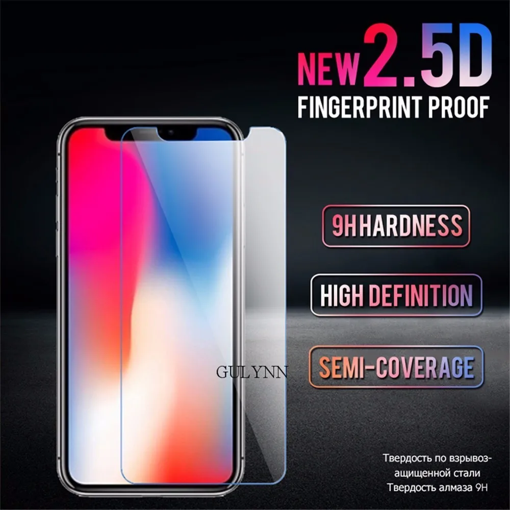 9H закаленное стекло для iPhone X XS Max Plus 6 1 5 8 дюйма Защитное экрана 8X7 6S 5S SE | Мобильные