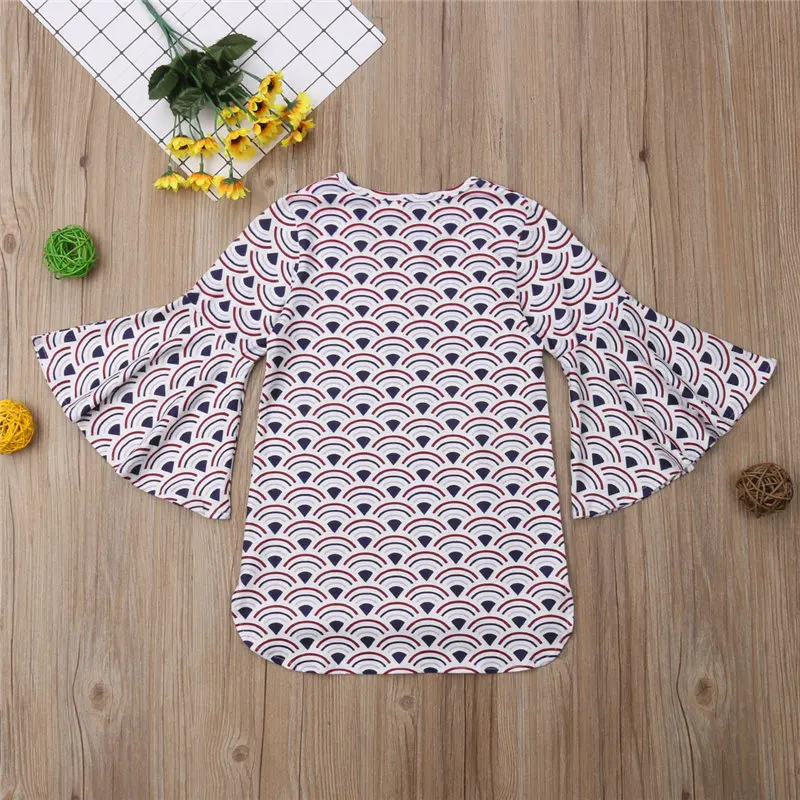 Toddler Baby Girl Dress Kid Clothes Fish Scale Outfit Bell Sleeve Party Tutu Dresses Children Costume | Детская одежда и обувь