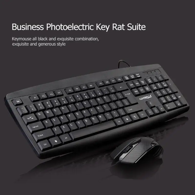 Высокое качество WARWOLF KM-670 1000 dpi USB Проводная 3 кнопки мышь + брызгозащищенный 104