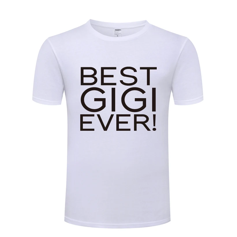 Лучший подарок Gigi Ever - Best для бабушки Мужская футболка новинка 2018 короткий рукав