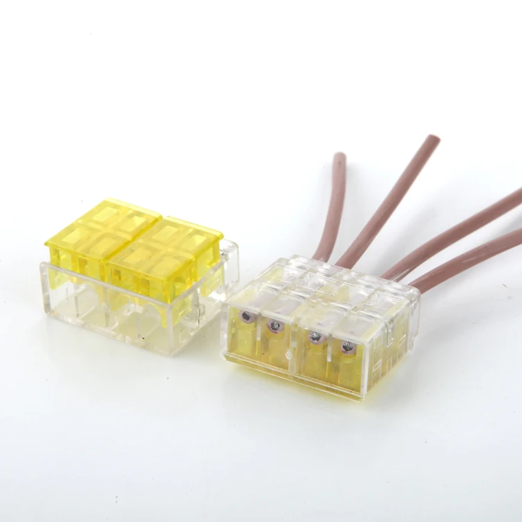 Terminal Block Yellow Avoid Peeling Wire Connection Connector 1.5-2.5 square (10PCS) | Обустройство дома