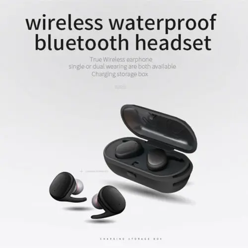 Водонепроницаемые беспроводные наушники мини Twins стерео Bluetooth гарнитура