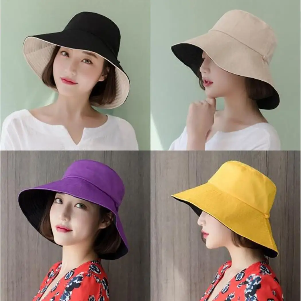 Women Casual Headwear Stretchy Soft Comfort Female Hand wash only. Double-sided Summer Hat None Patchwork | Аксессуары для одежды