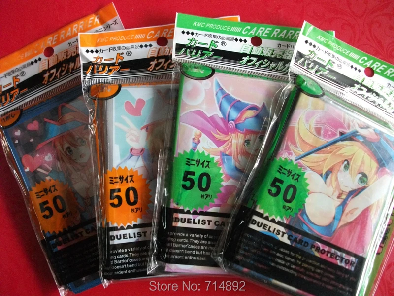 50 шт./упак. Yu Gi Oh! Темный волшебник секс девушки серии duelist card protector аниме Oh