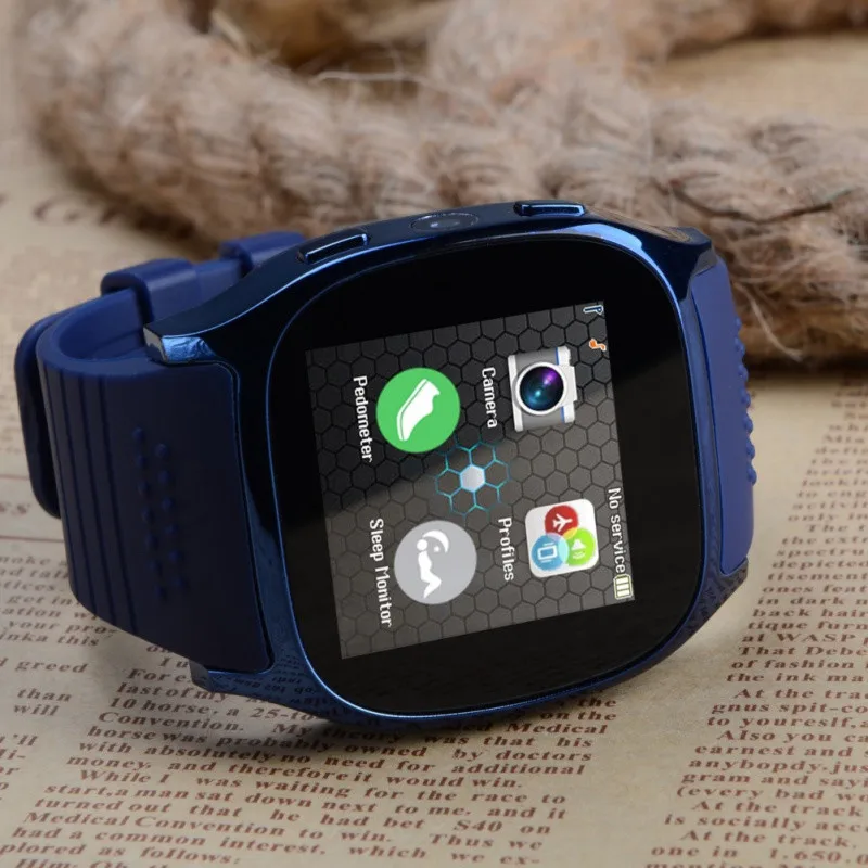 T8 Bluetooth Smart Watch Support SIM TF Card With Camera Sports Wristwatch Music Player for Apple Android VS M26 DZ09 A1 Y1 2019 |