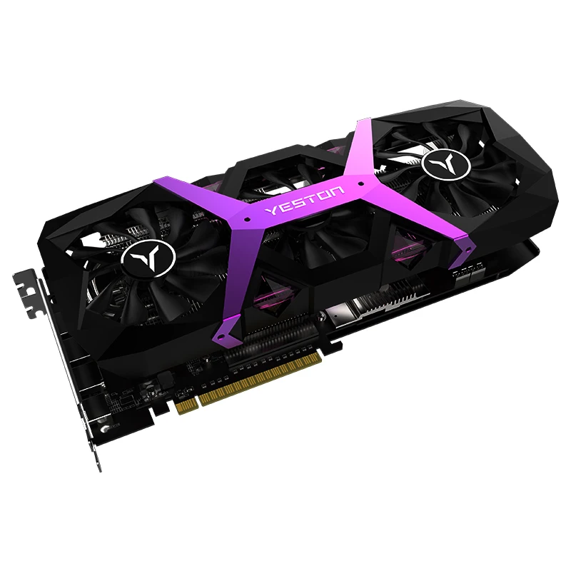 Yeston Radeon Rx580 8G Gddr5 256Bit Pci Express X16 3 0 видеоигровая видеокарта Dvi + Hdmi x Dp для рабочего